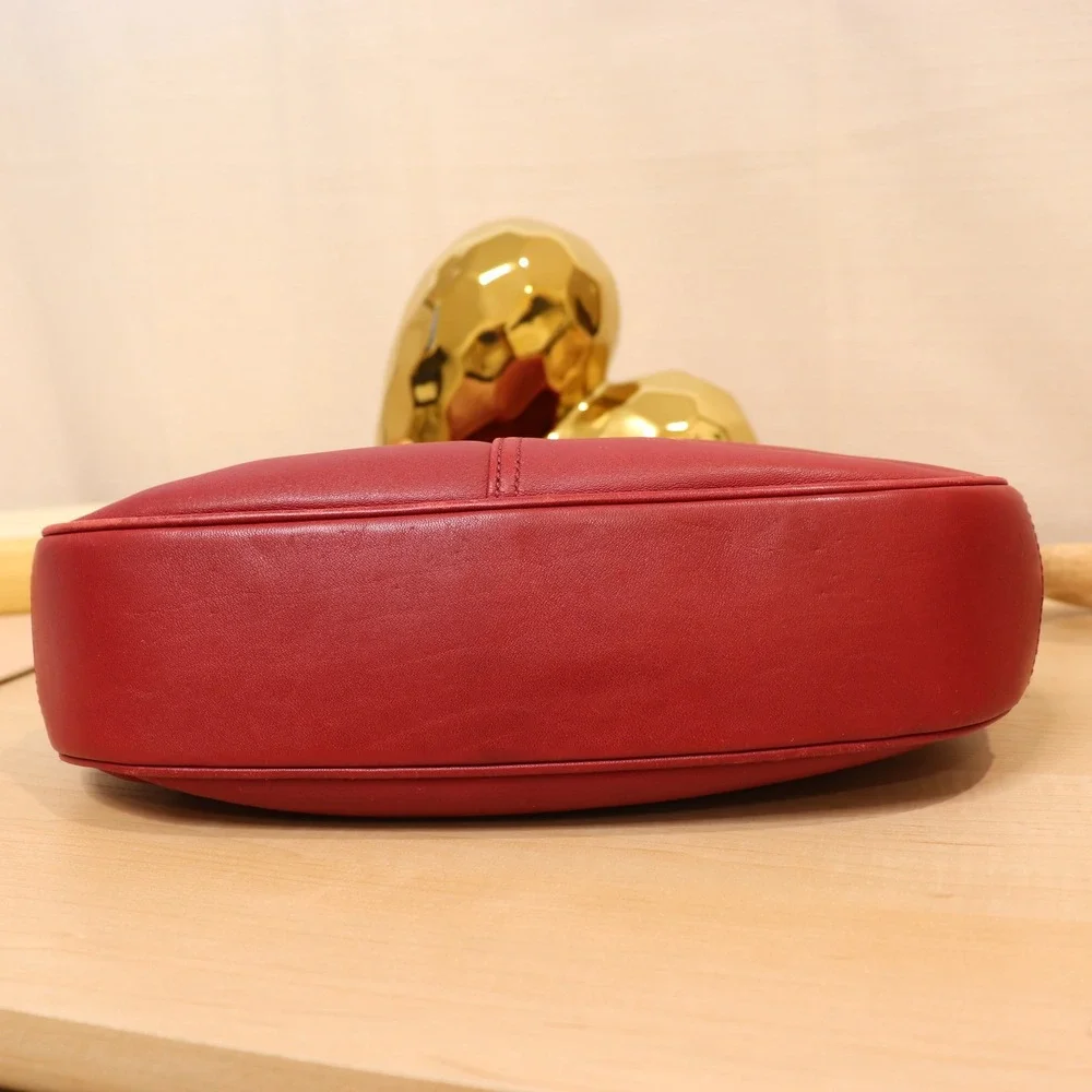COACH Red Vintage Legacy‎ West Hobo Shoulder Bag - Picture 3 of 9